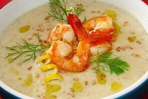 Sopa de camarones para potenciar